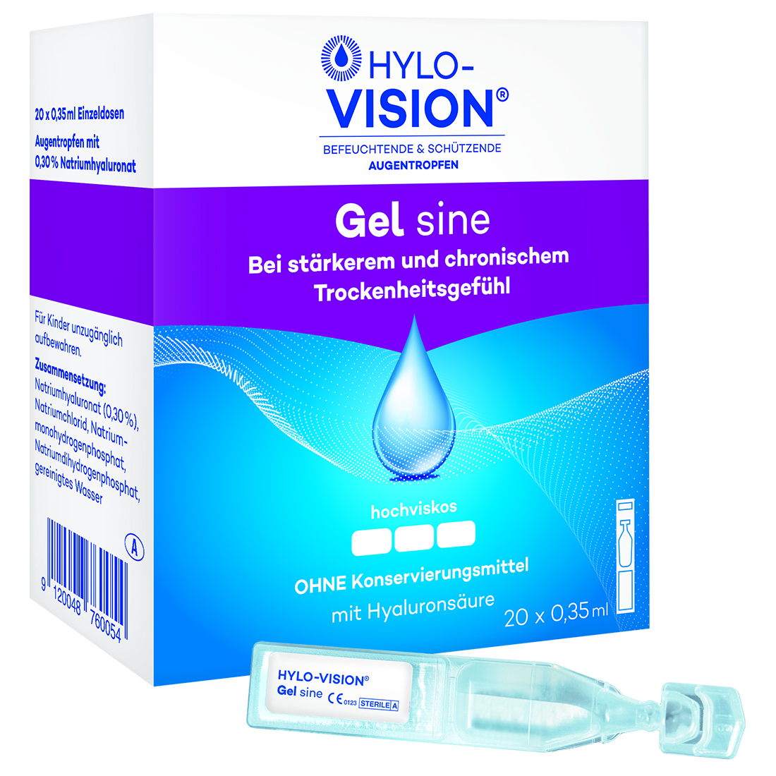 HYLO-VISION Gel sine Einzeldosispipetten HYLO-VISION Gel sine Einzeldosispipetten