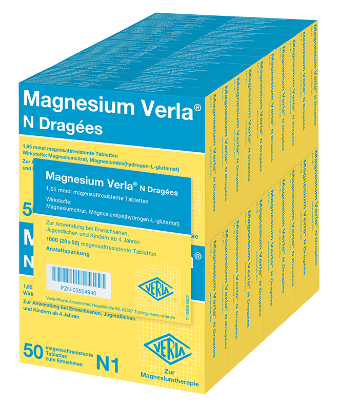 Magnesium Verla® N Dragées Magnesium Verla® N Dragées