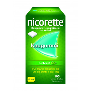 NICORETTE 4 mg freshmint Kaugummi NICORETTE 4 mg freshmint Kaugummi