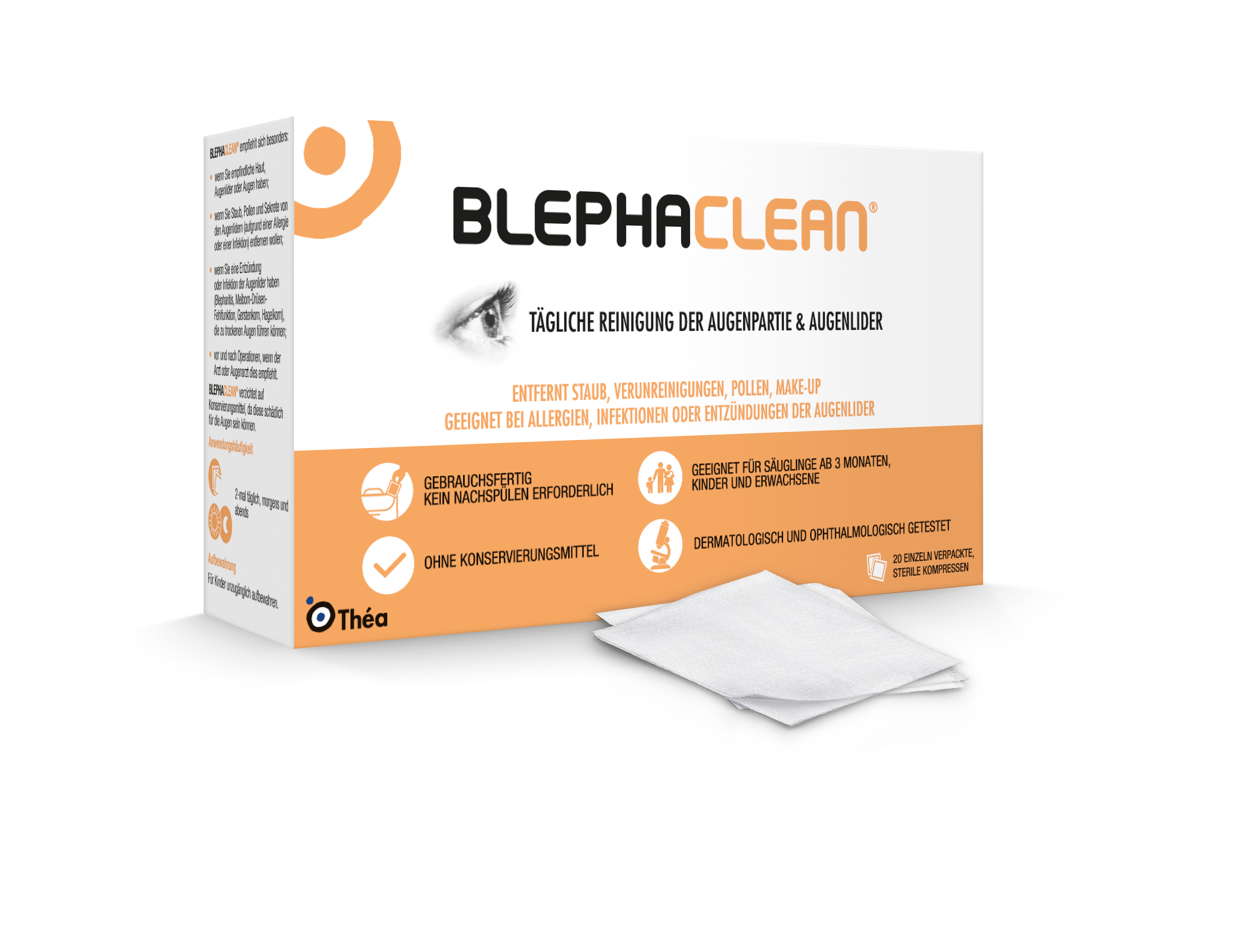 BLEPHACLEAN Kompressen sterile BLEPHACLEAN Kompressen sterile