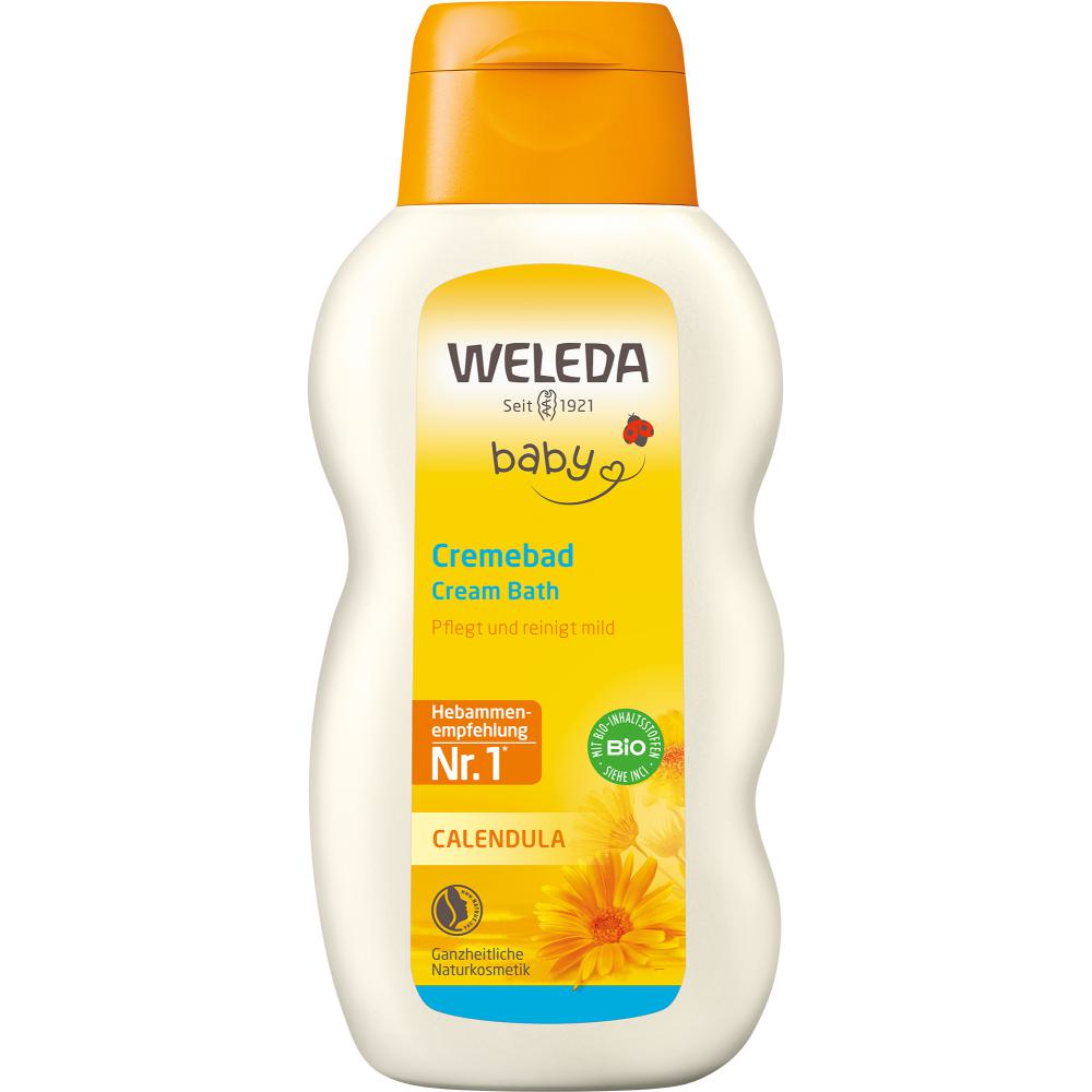 Weleda Baby Cremebad Calendula - reinigt mild & pflegt sanft Weleda Baby Cremebad Calendula - reinigt mild & pflegt sanft