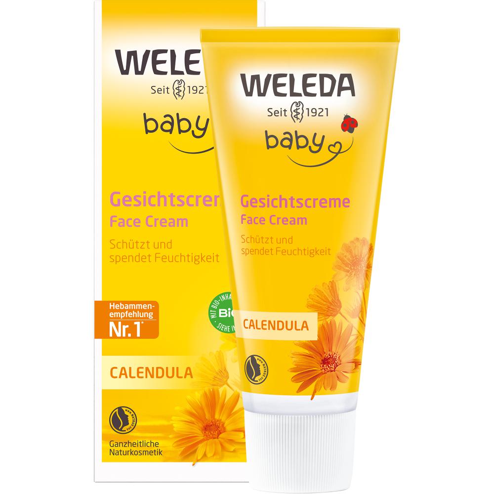 Weleda Baby Gesichtscreme Calendula - pflegt und schützt Weleda Baby Gesichtscreme Calendula - pflegt und schützt