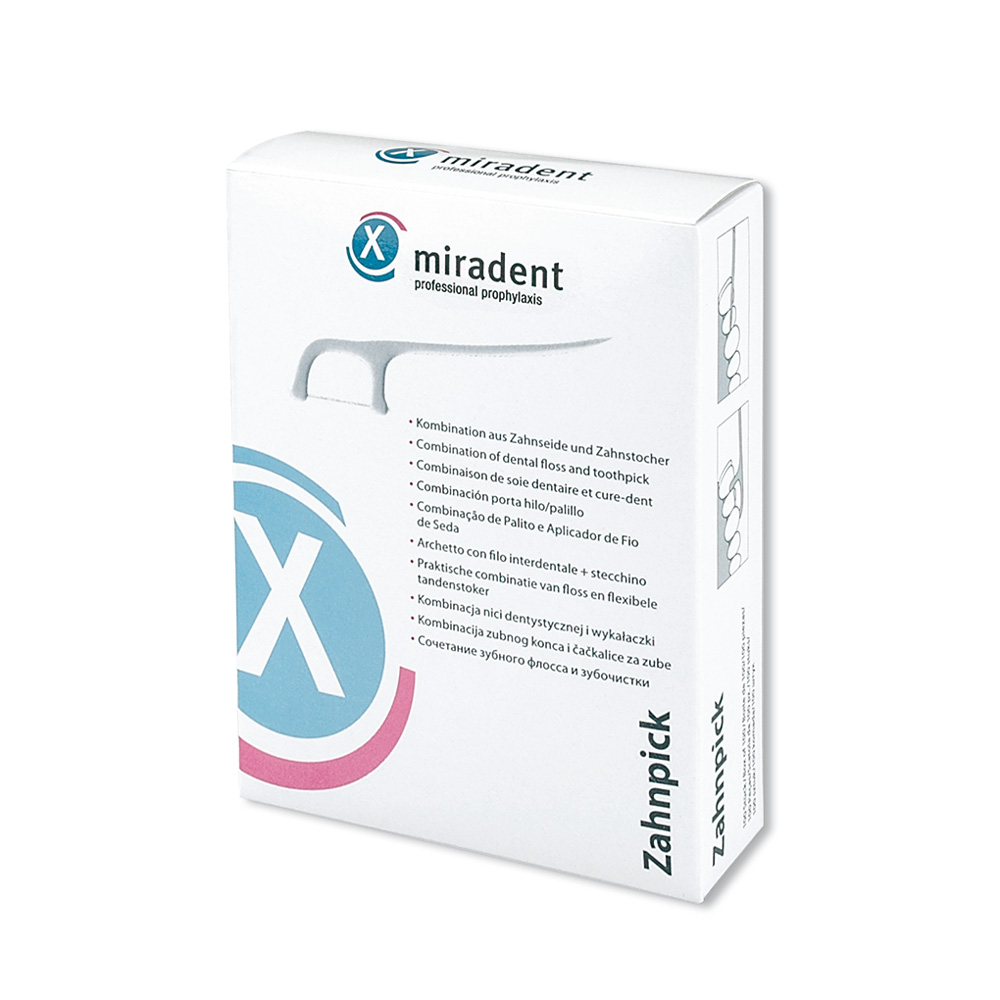 MIRADENT Zahnseidensticks Zahnpick MIRADENT Zahnseidensticks Zahnpick