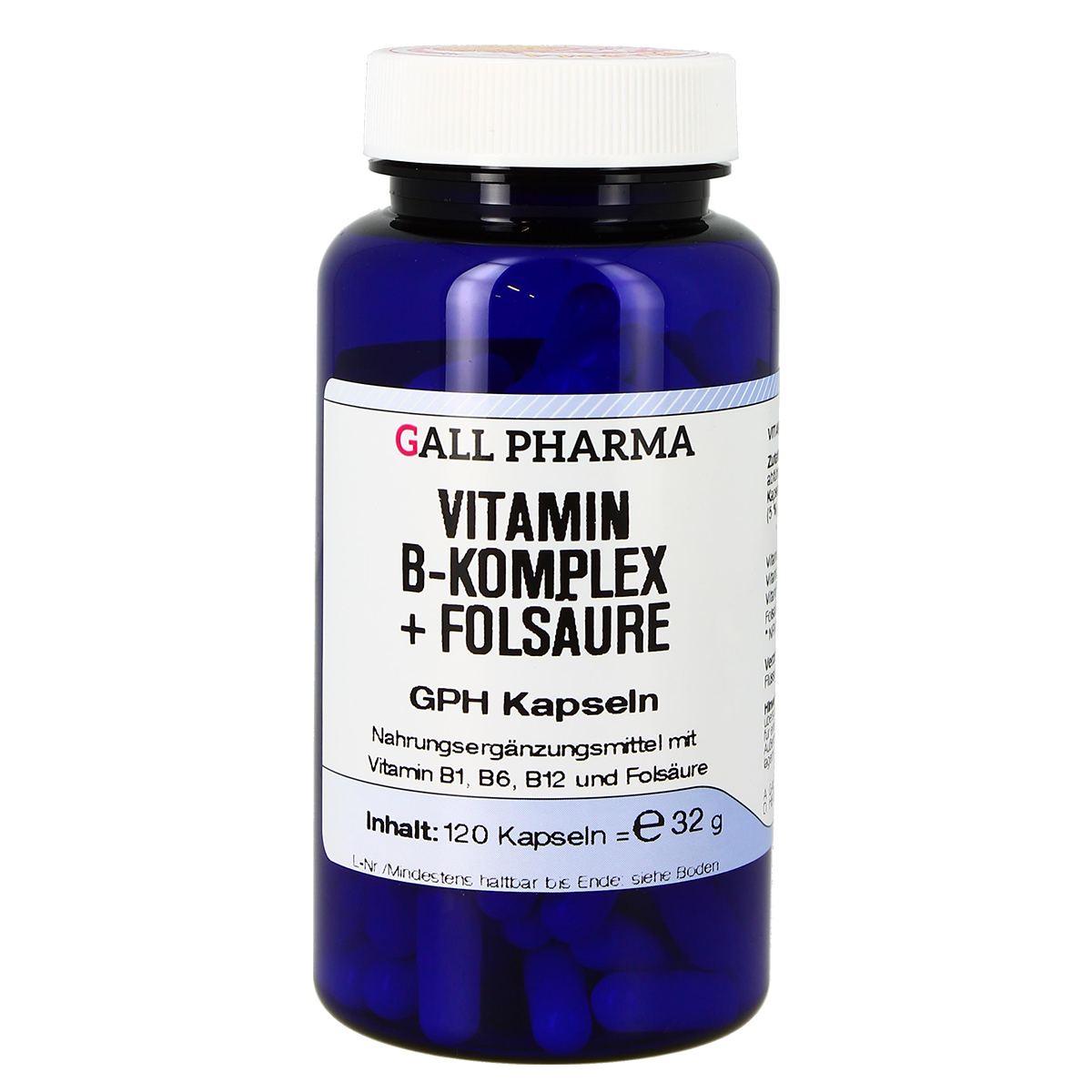 VITAMIN B KOMPLEX+Folsäure GPH Kapseln VITAMIN B KOMPLEX+Folsäure GPH Kapseln