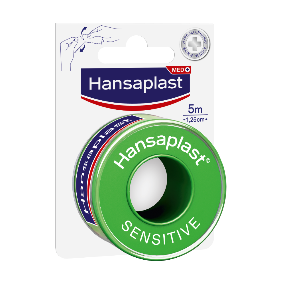 HANSAPLAST Fixierpfl.Sensitive 1,25 cmx5 m HANSAPLAST Fixierpfl.Sensitive 1,25 cmx5 m