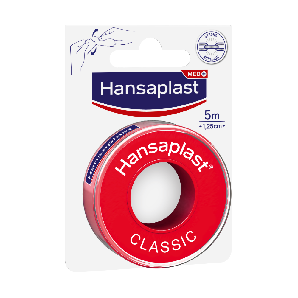 HANSAPLAST Fixierpfl.Classic 1,25 cmx5 m HANSAPLAST Fixierpfl.Classic 1,25 cmx5 m