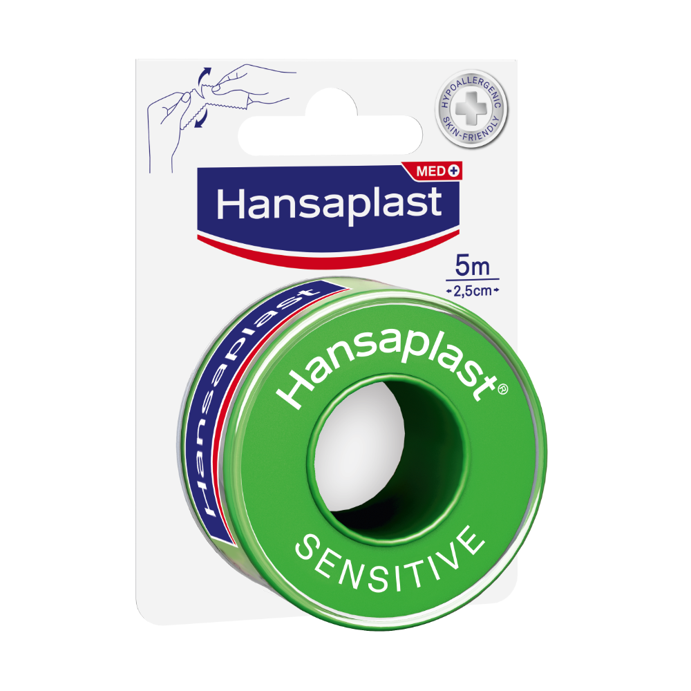 HANSAPLAST Fixierpfl.Sensitive 2,5 cmx5 m HANSAPLAST Fixierpfl.Sensitive 2,5 cmx5 m