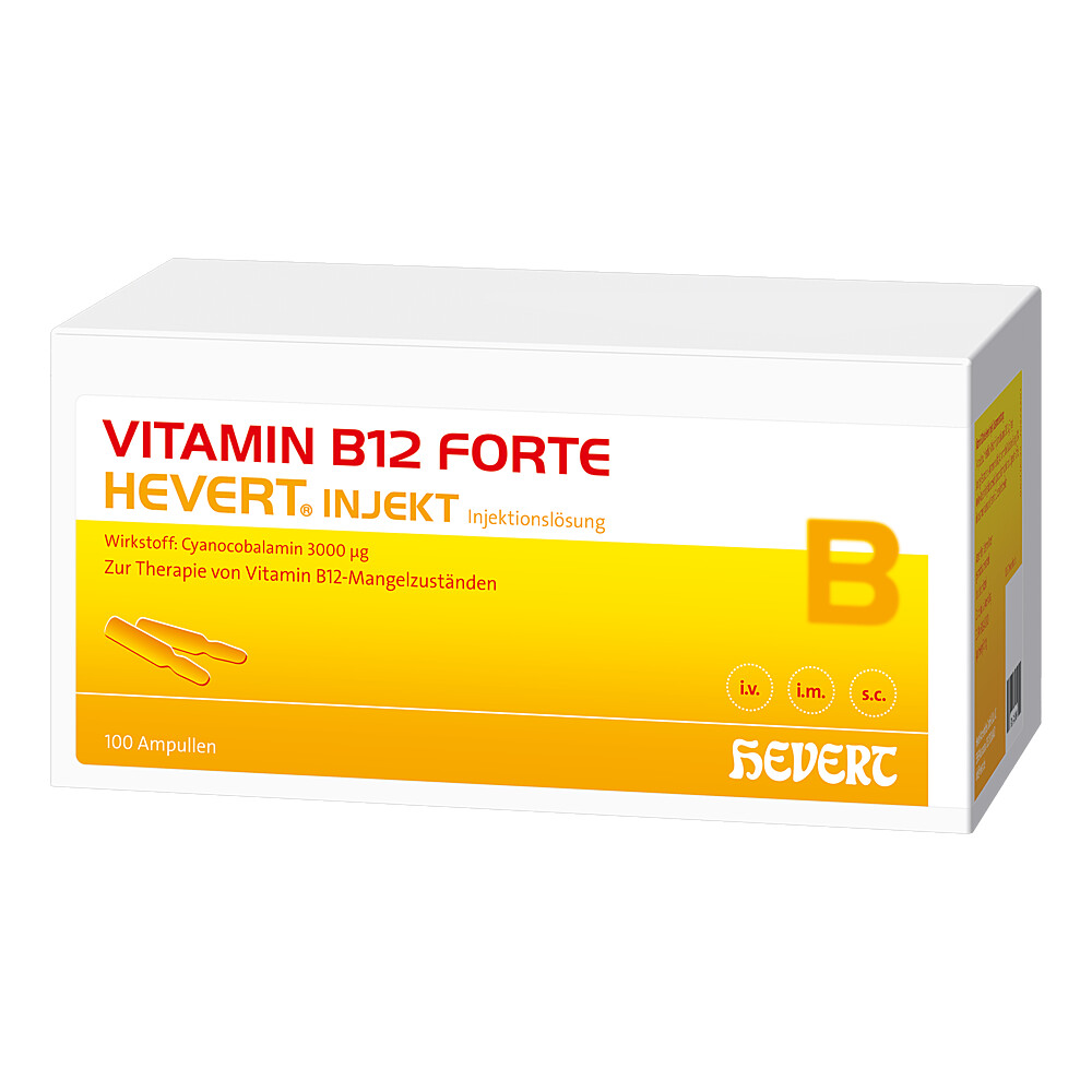 VITAMIN B12 HEVERT forte Injekt Ampullen VITAMIN B12 HEVERT forte Injekt Ampullen