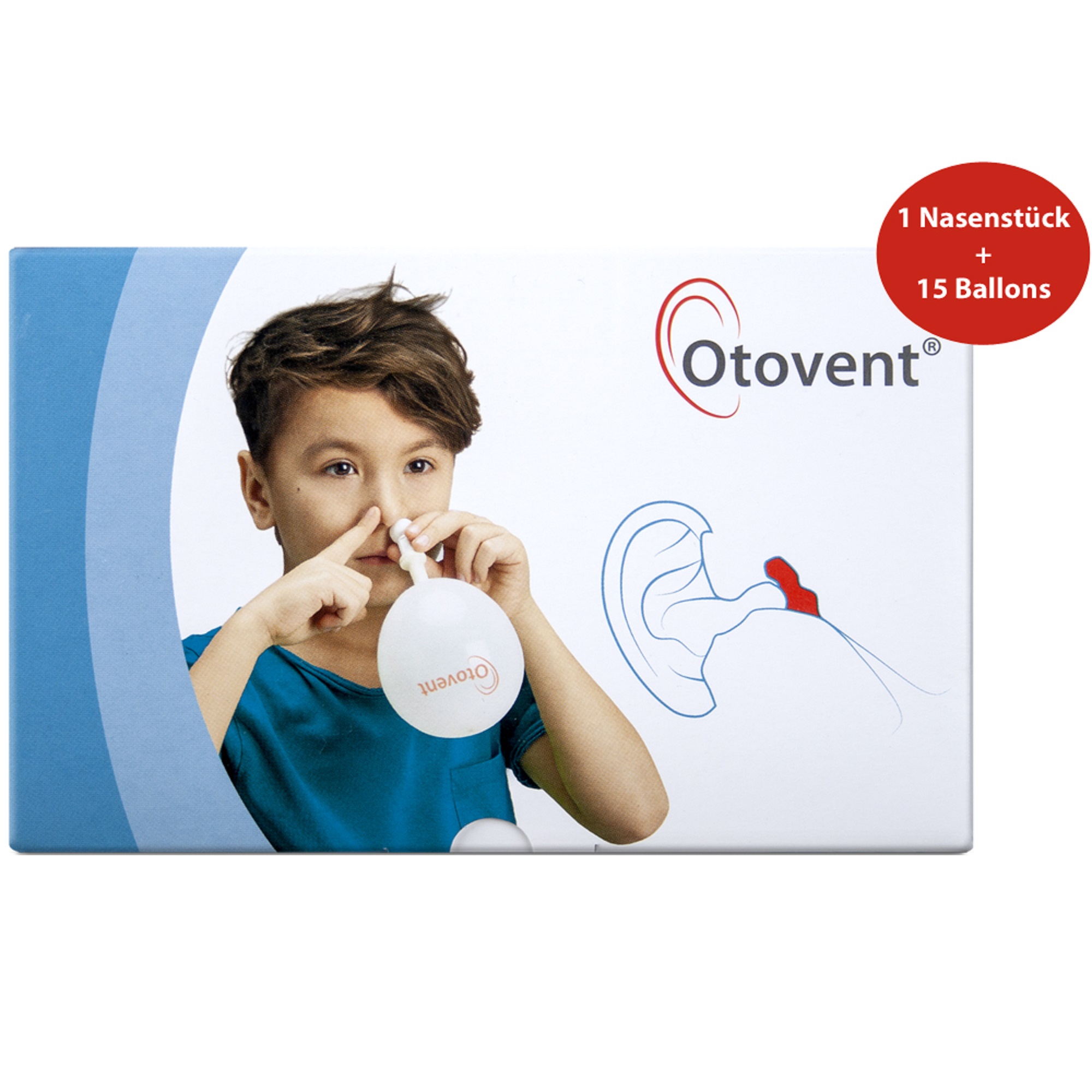 OTOVENT System 1 Nasenstück+15 Luftmembrane OTOVENT System 1 Nasenstück+15 Luftmembrane