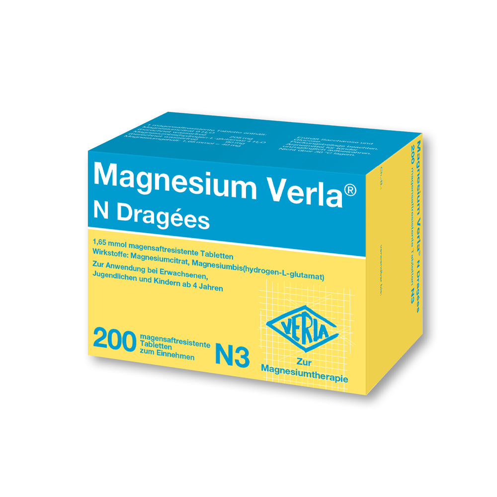 Magnesium Verla® N Dragées Magnesium Verla® N Dragées