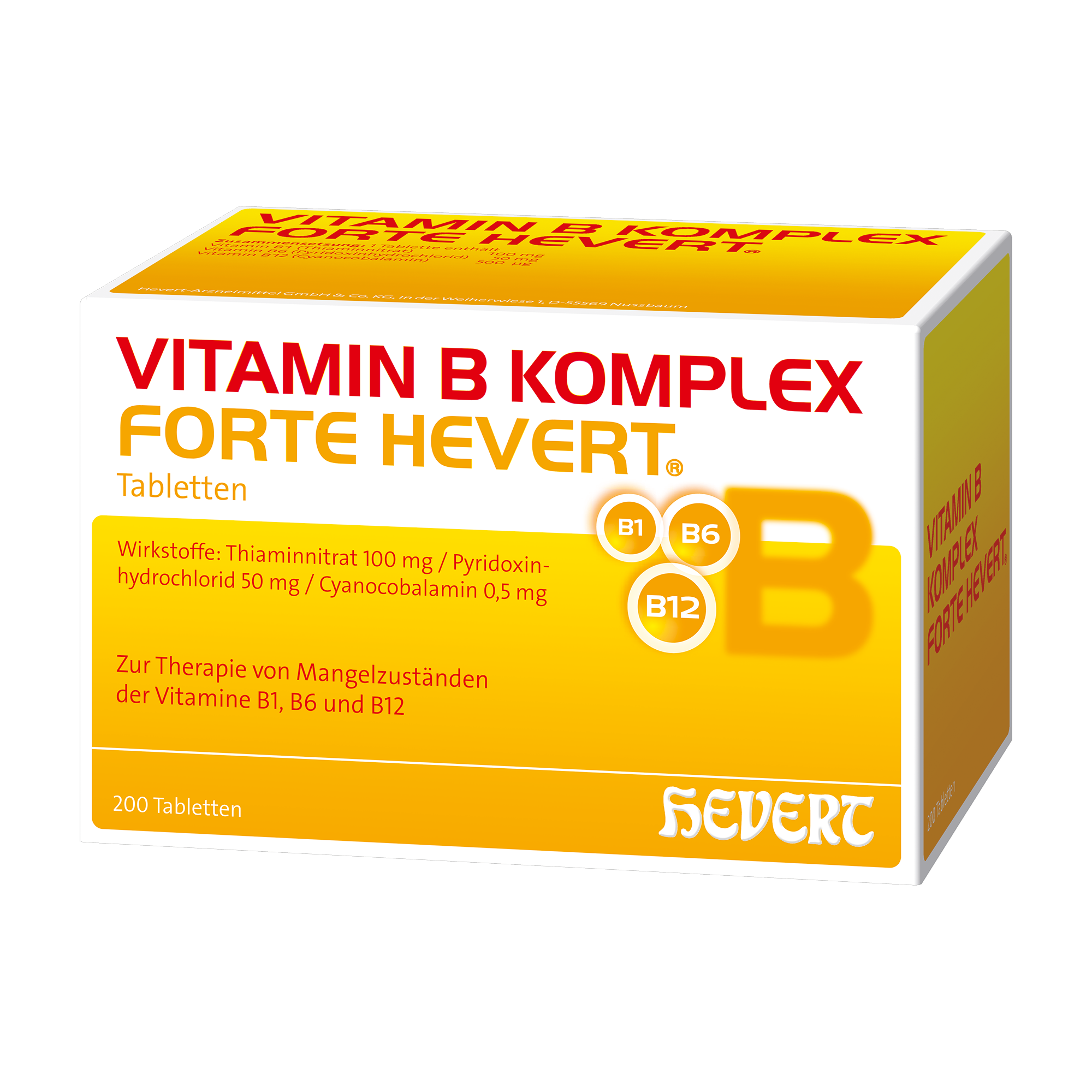 VITAMIN B KOMPLEX forte Hevert Tabletten VITAMIN B KOMPLEX forte Hevert Tabletten