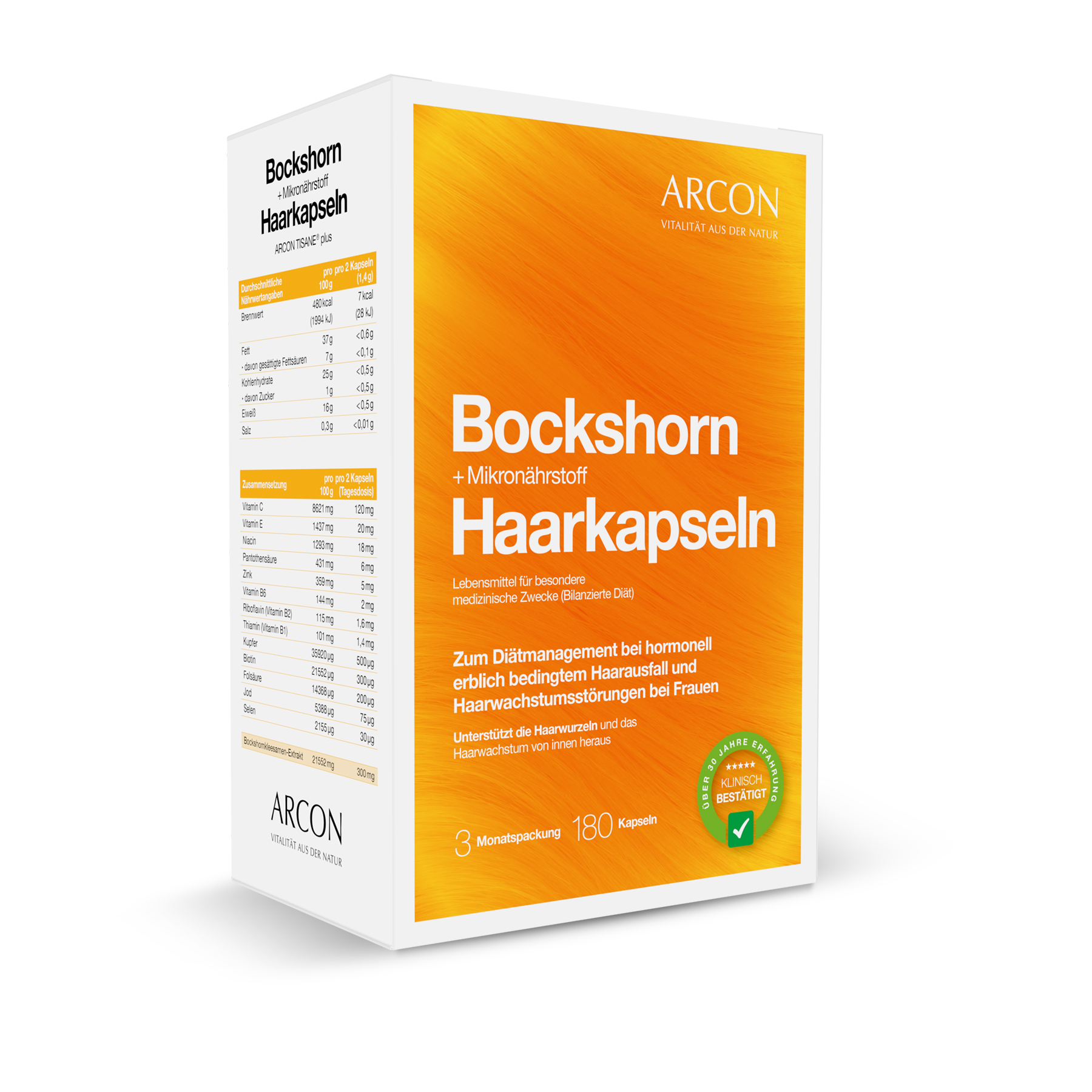 BOCKSHORN+Mikronährstoff Haarkapseln BOCKSHORN+Mikronährstoff Haarkapseln