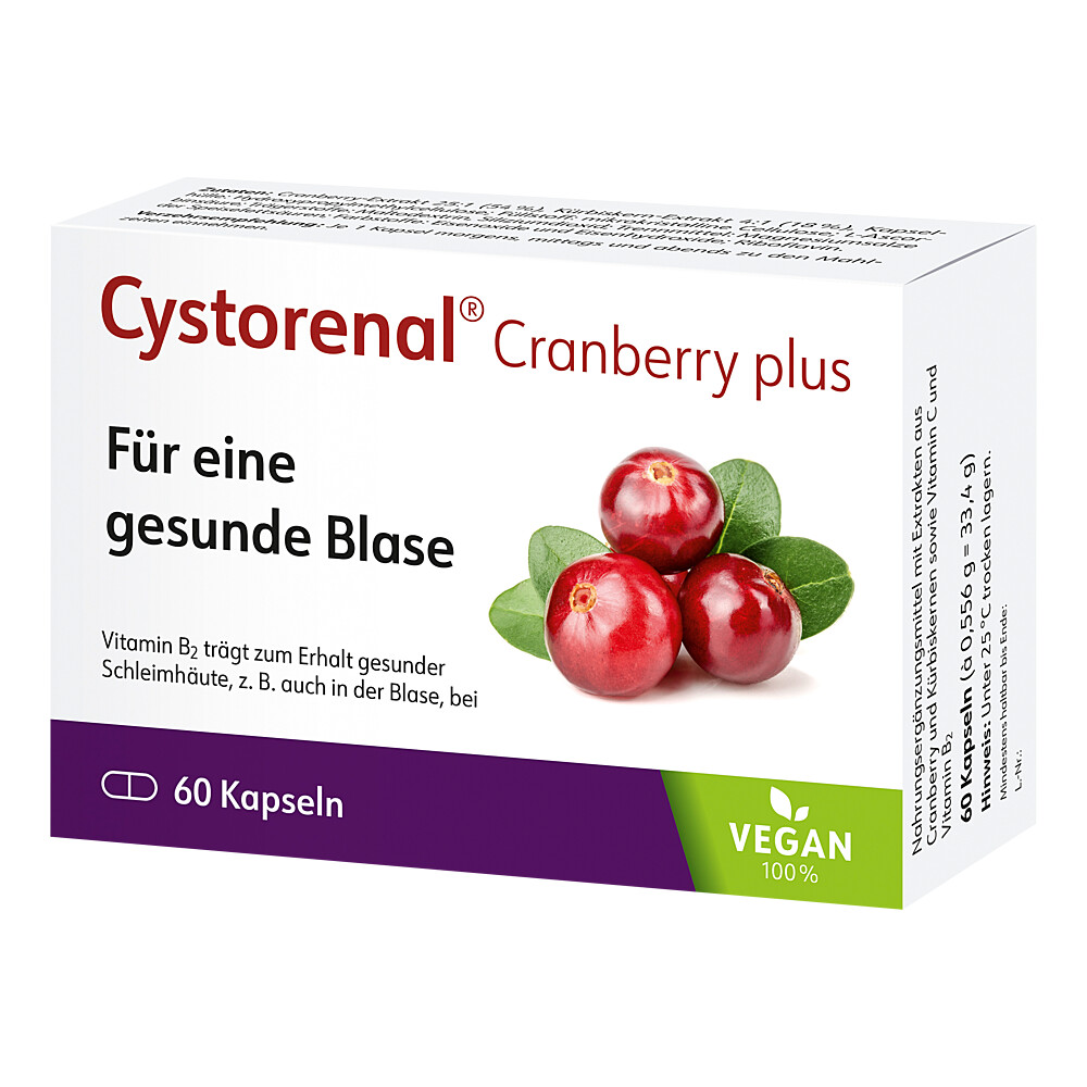 CYSTORENAL Cranberry plus Kapseln CYSTORENAL Cranberry plus Kapseln