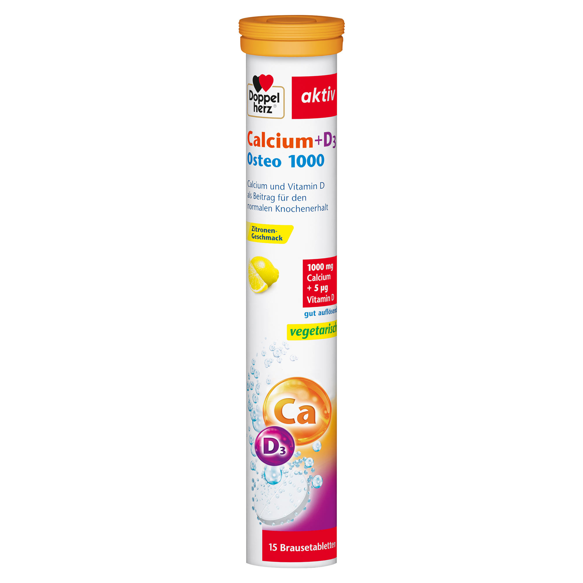 DOPPELHERZ Calcium+D3 Osteo 1.000 Brausetabletten DOPPELHERZ Calcium+D3 Osteo 1.000 Brausetabletten