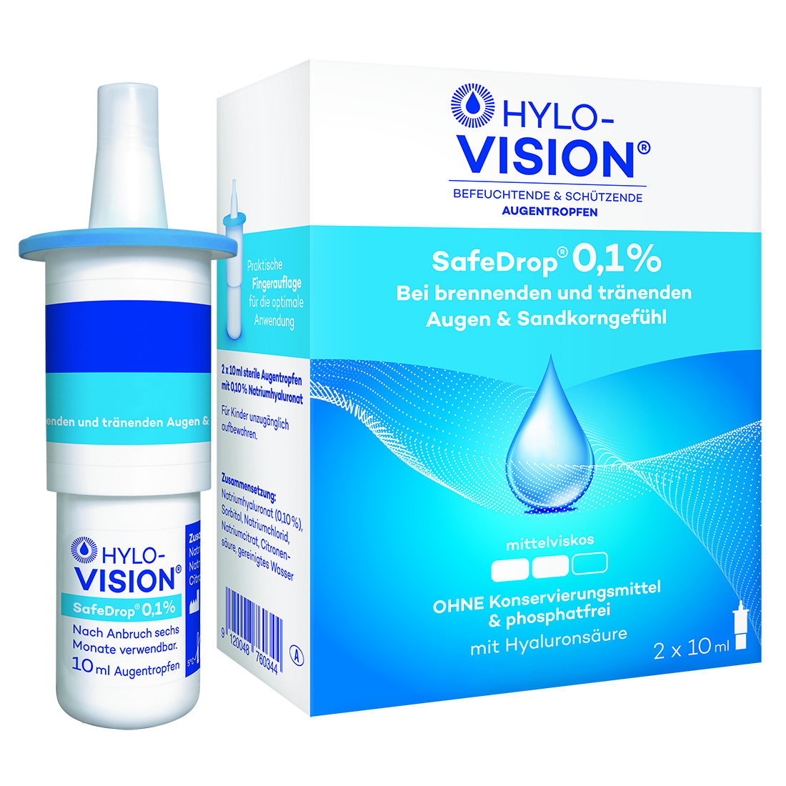 HYLO-VISION SafeDrop 0,1% Augentropfen HYLO-VISION SafeDrop 0,1% Augentropfen