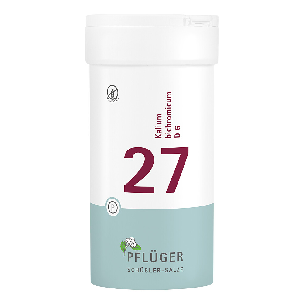 BIOCHEMIE Pflüger 27 Kalium bichromicum D 6 Tabl. BIOCHEMIE Pflüger 27 Kalium bichromicum D 6 Tabl.