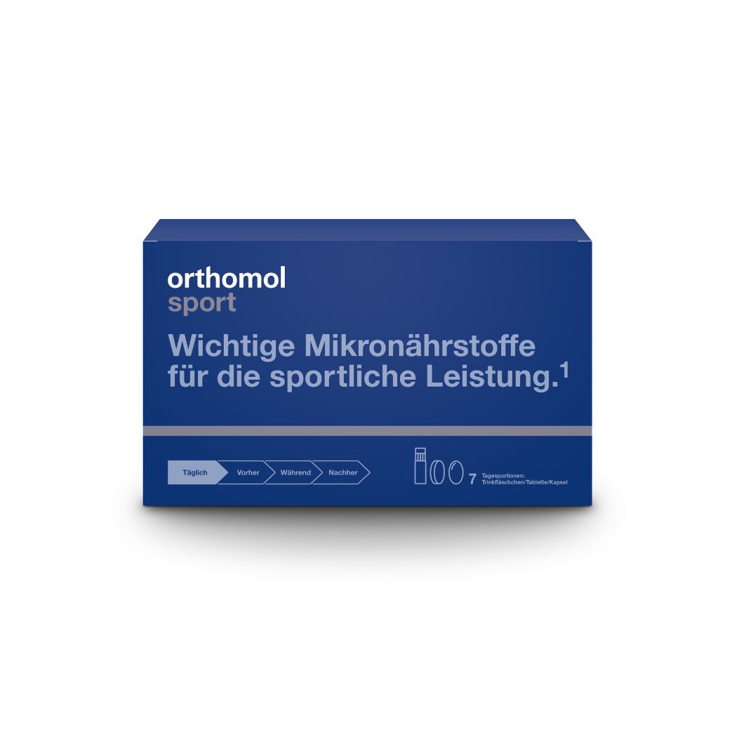 ORTHOMOL Sport Trinkfläschchen/Tabl./Kaps.Kombip. ORTHOMOL Sport Trinkfläschchen/Tabl./Kaps.Kombip.