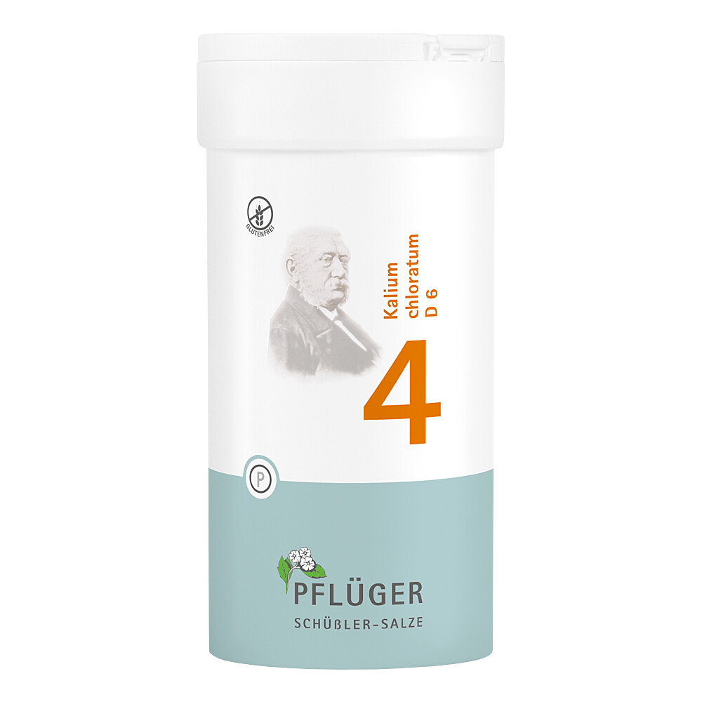 BIOCHEMIE Pflüger 4 Kalium chloratum D 6 Tabletten BIOCHEMIE Pflüger 4 Kalium chloratum D 6 Tabletten
