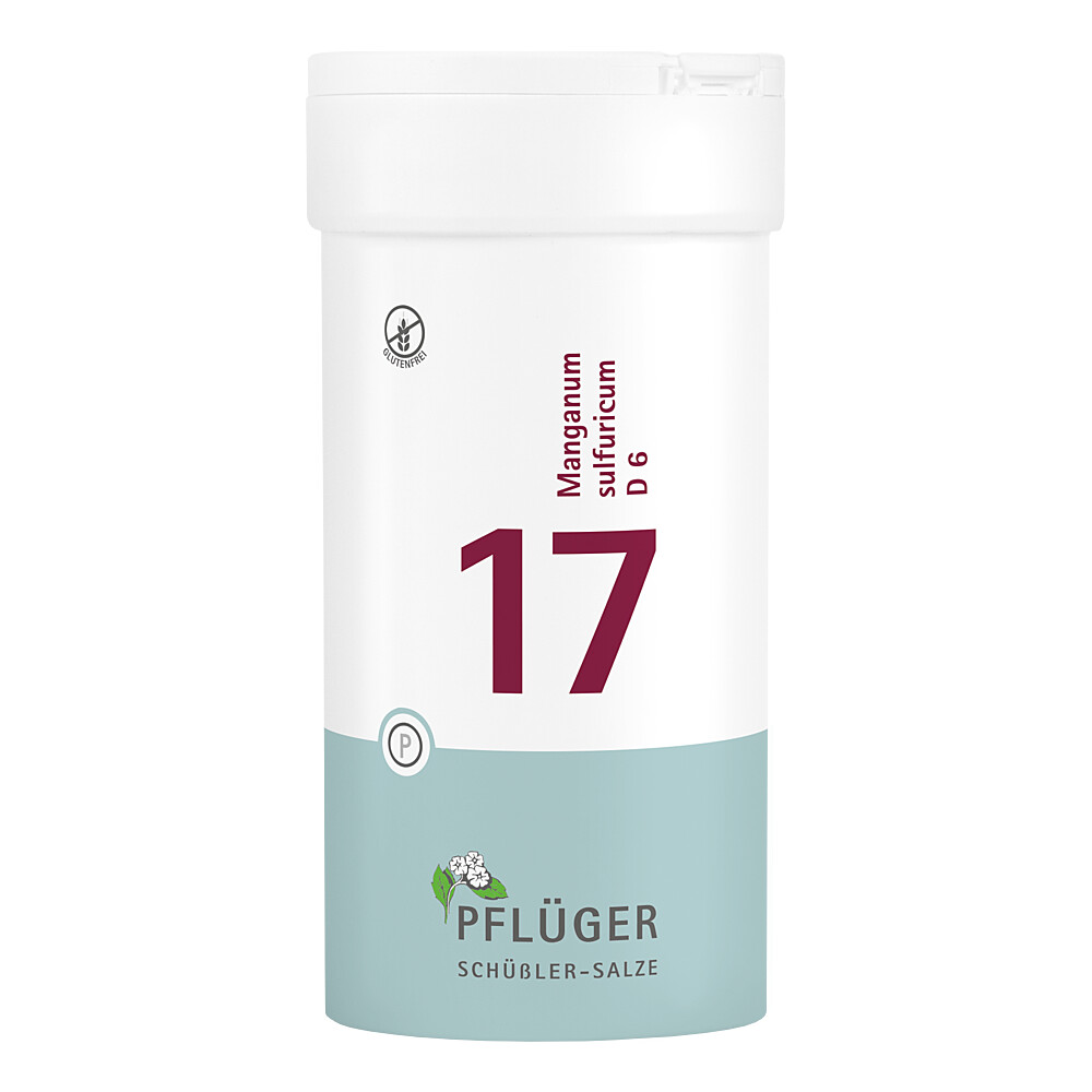 BIOCHEMIE Pflüger 17 Manganum sulfuricum D 6 Tabl. BIOCHEMIE Pflüger 17 Manganum sulfuricum D 6 Tabl.