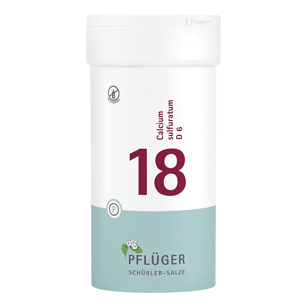 BIOCHEMIE Pflüger 18 Calcium sulfuratum D 6 Tabl. BIOCHEMIE Pflüger 18 Calcium sulfuratum D 6 Tabl.
