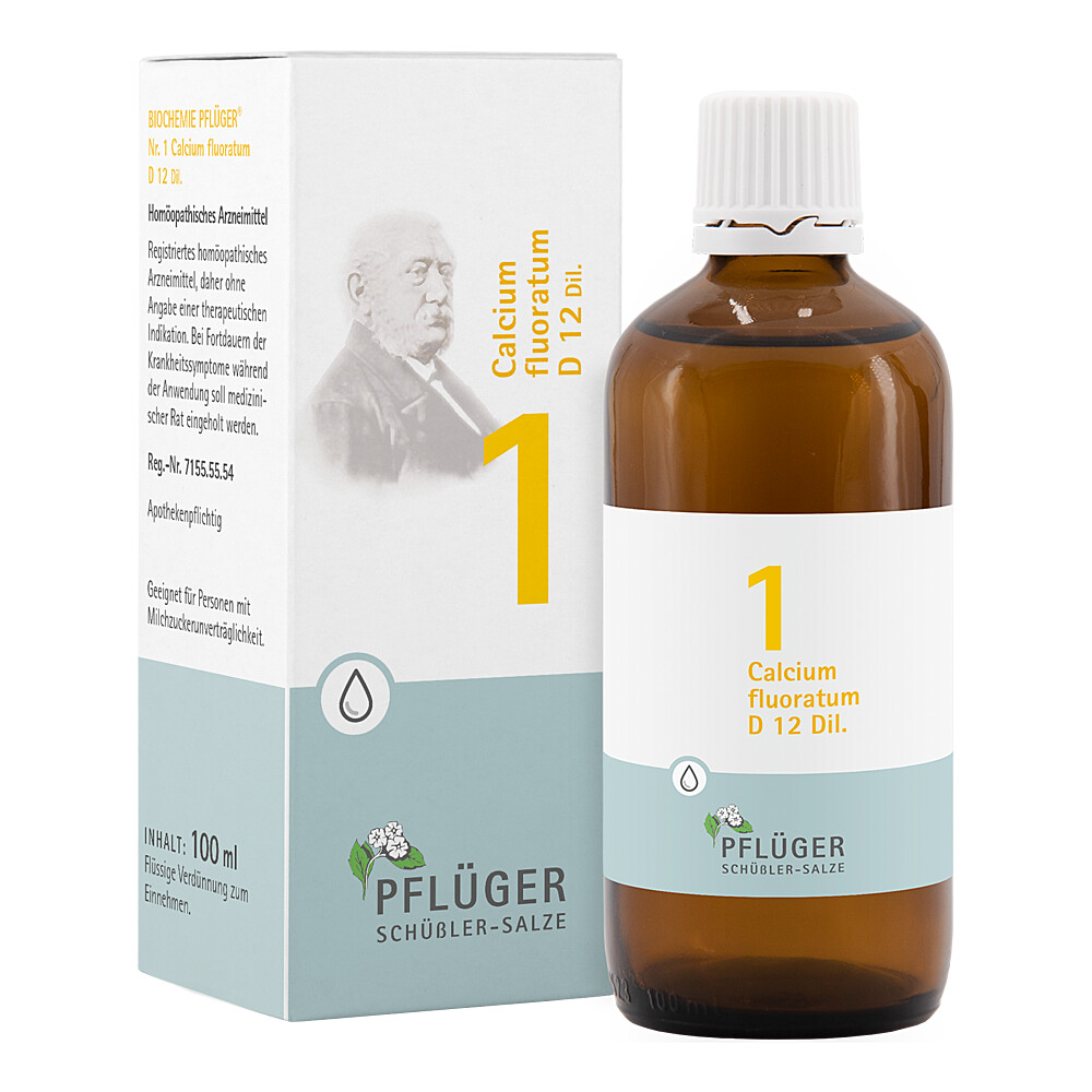 BIOCHEMIE Pflüger 1 Calcium fluoratum D 12 Tropfen BIOCHEMIE Pflüger 1 Calcium fluoratum D 12 Tropfen
