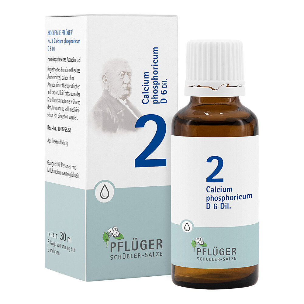 BIOCHEMIE Pflüger 2 Calcium phosphoricum D 6 Tro. BIOCHEMIE Pflüger 2 Calcium phosphoricum D 6 Tro.