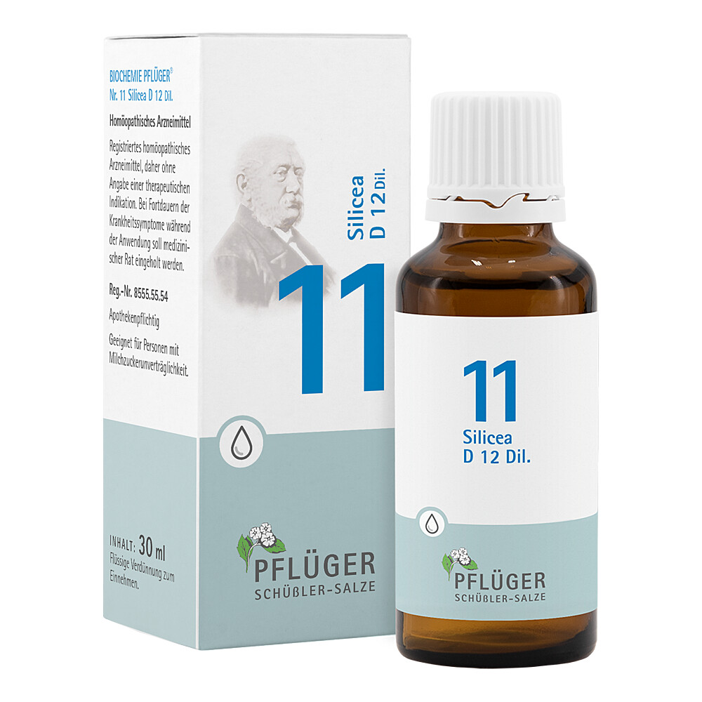 BIOCHEMIE Pflüger 11 Silicea D 12 Tropfen BIOCHEMIE Pflüger 11 Silicea D 12 Tropfen