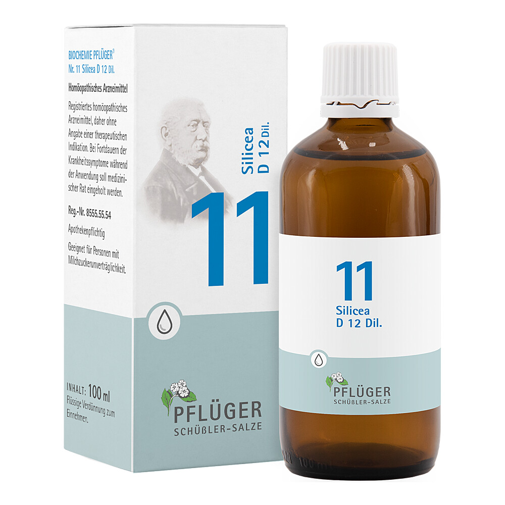 BIOCHEMIE Pflüger 11 Silicea D 12 Tropfen BIOCHEMIE Pflüger 11 Silicea D 12 Tropfen