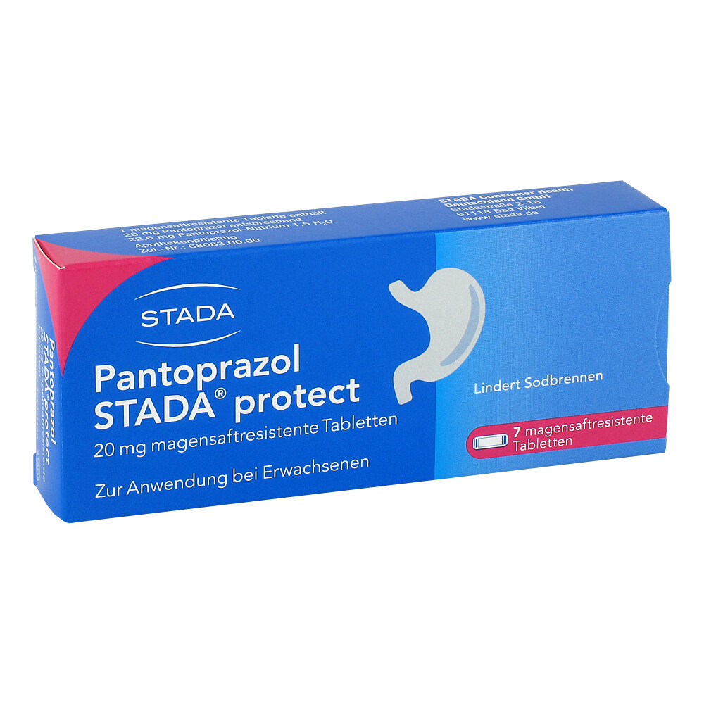 PANTOPRAZOL STADA protect 20 mg magensaftres.Tabl. PANTOPRAZOL STADA protect 20 mg magensaftres.Tabl.