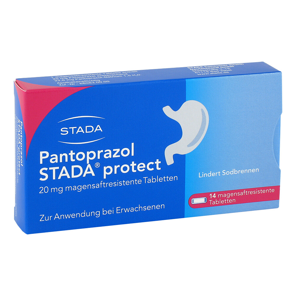 PANTOPRAZOL STADA protect 20 mg magensaftres.Tabl. PANTOPRAZOL STADA protect 20 mg magensaftres.Tabl.