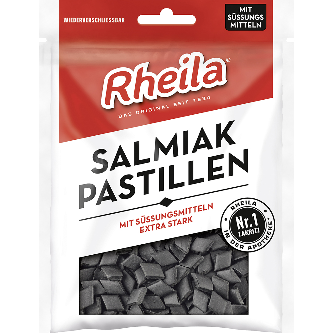 RHEILA Salmiak Pastillen zuckerfrei RHEILA Salmiak Pastillen zuckerfrei
