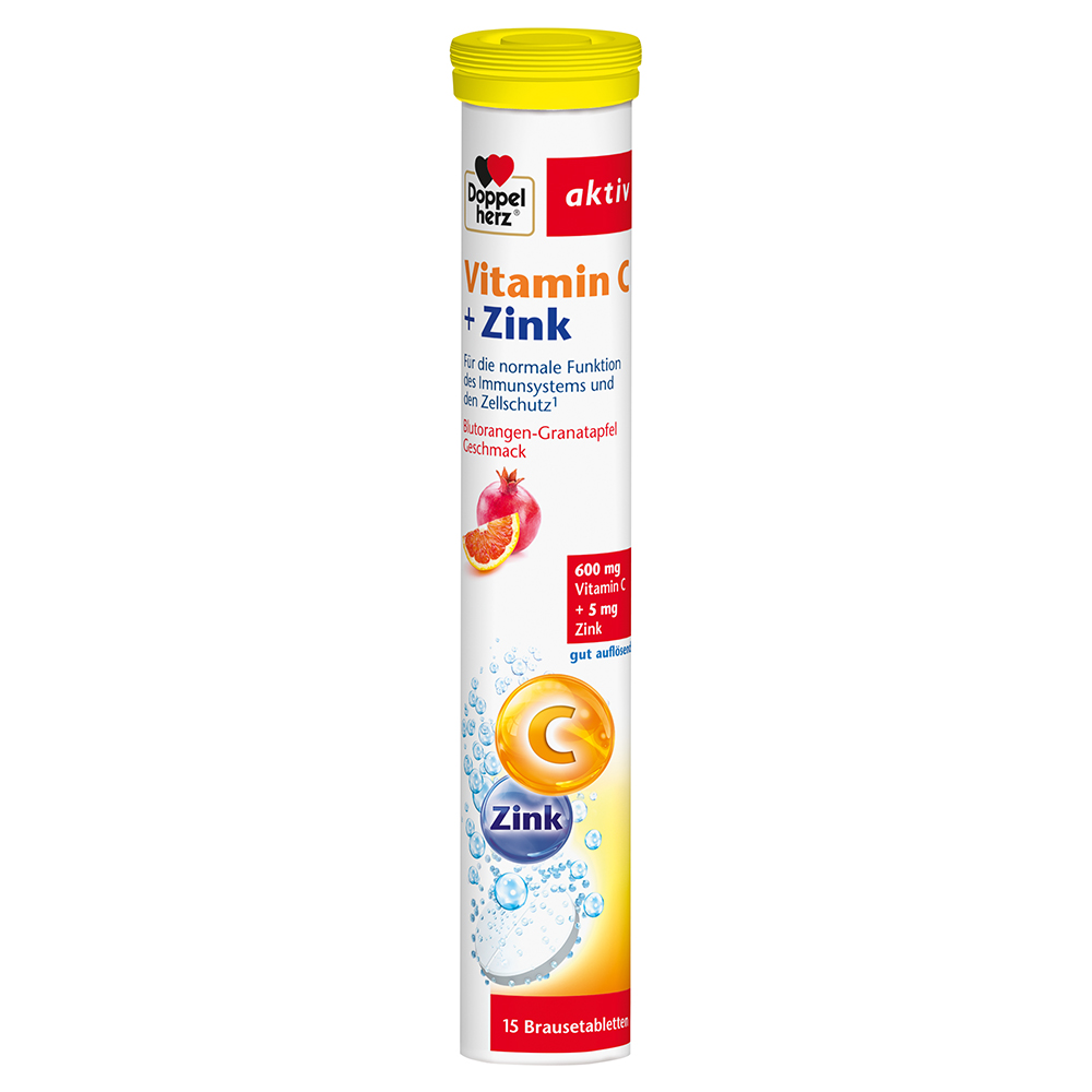 DOPPELHERZ Vitamin C+Zink Brausetabletten DOPPELHERZ Vitamin C+Zink Brausetabletten