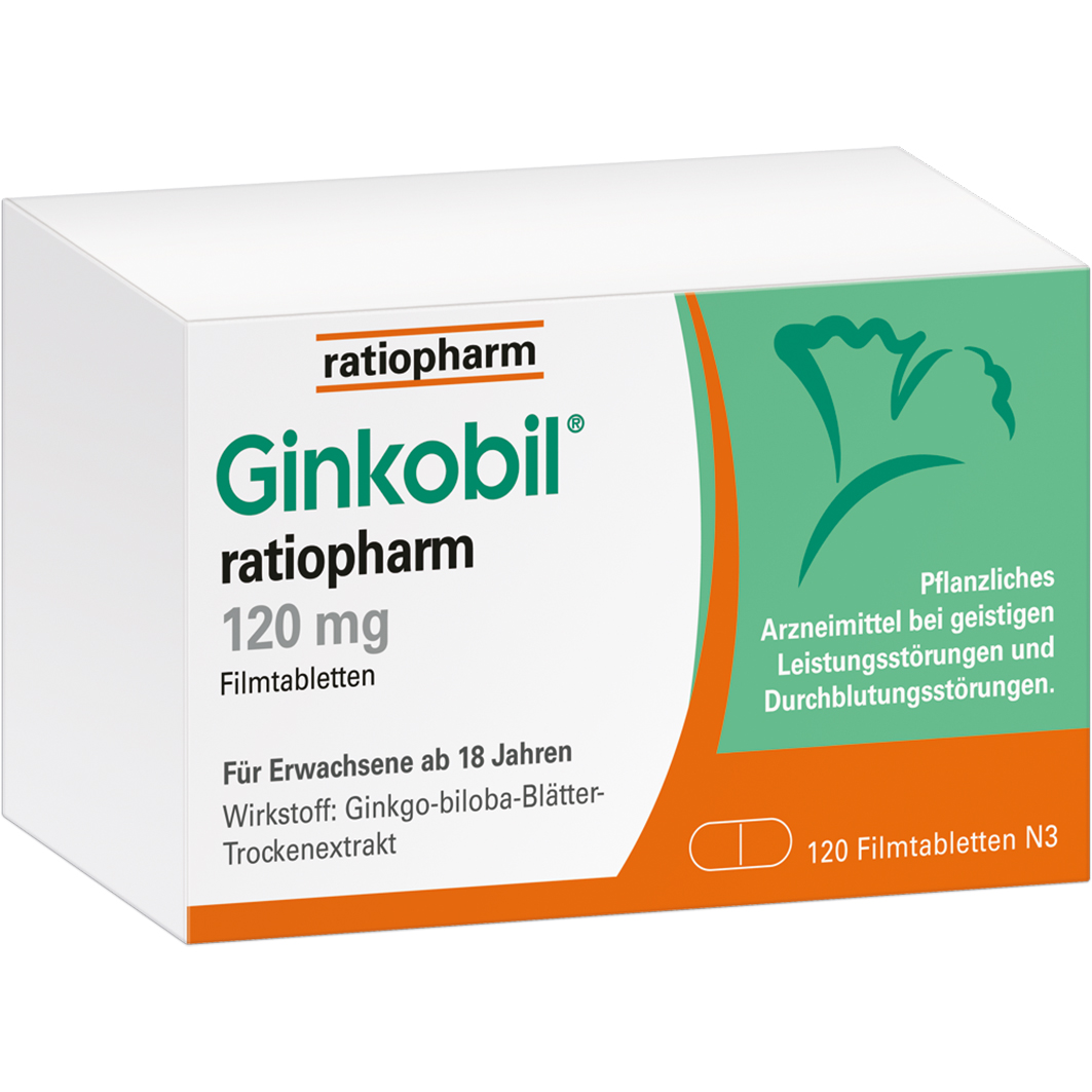 GINKOBIL-ratiopharm 120 mg Filmtabletten GINKOBIL-ratiopharm 120 mg Filmtabletten