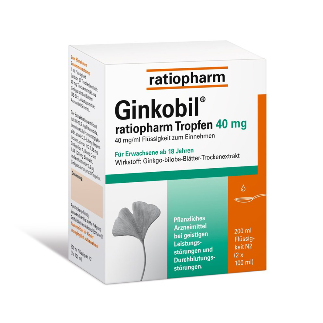 GINKOBIL-ratiopharm Tropfen 40 mg GINKOBIL-ratiopharm Tropfen 40 mg