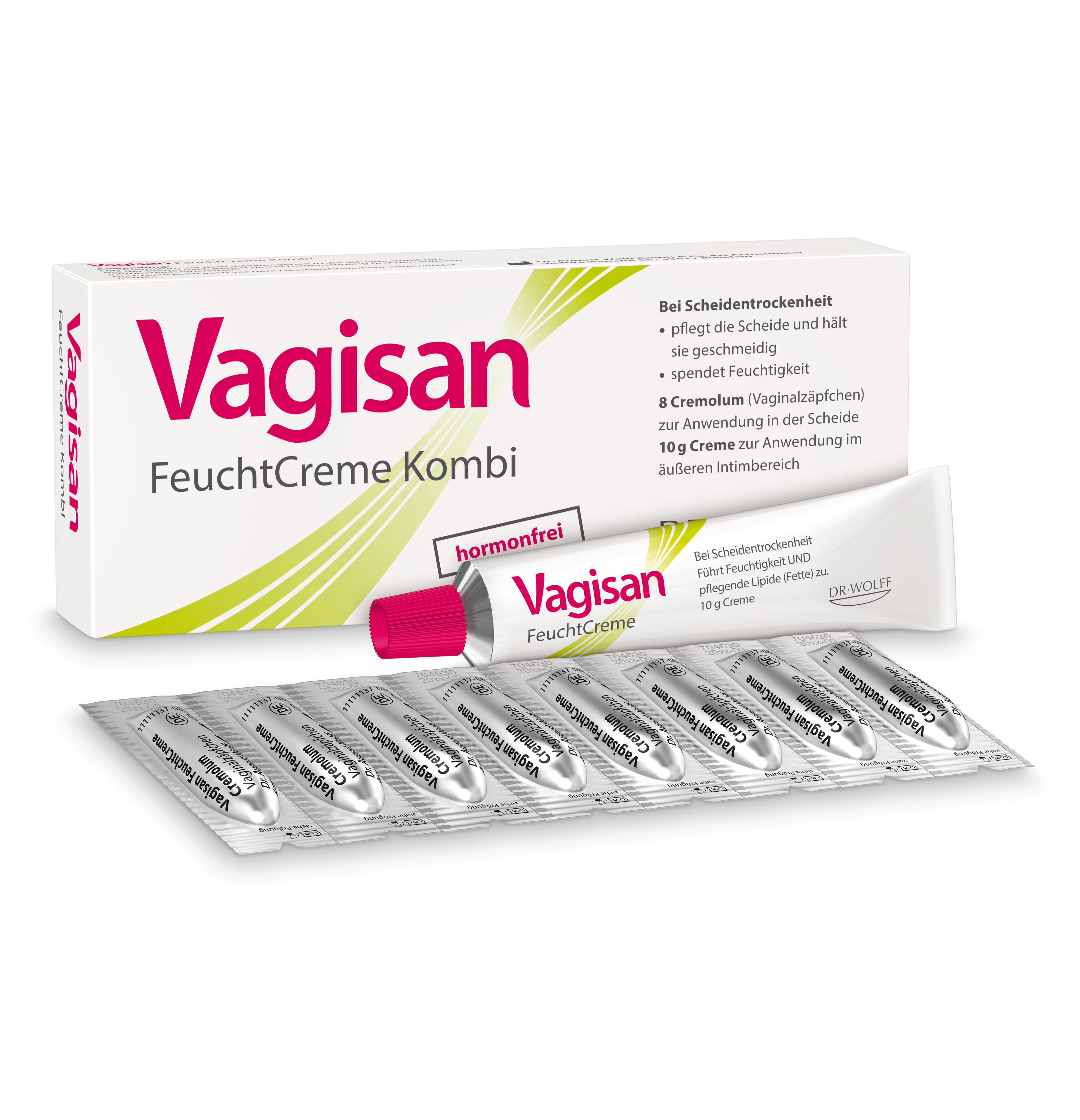 VAGISAN FeuchtCreme Kombi 8 Ovula+10 g Creme VAGISAN FeuchtCreme Kombi 8 Ovula+10 g Creme