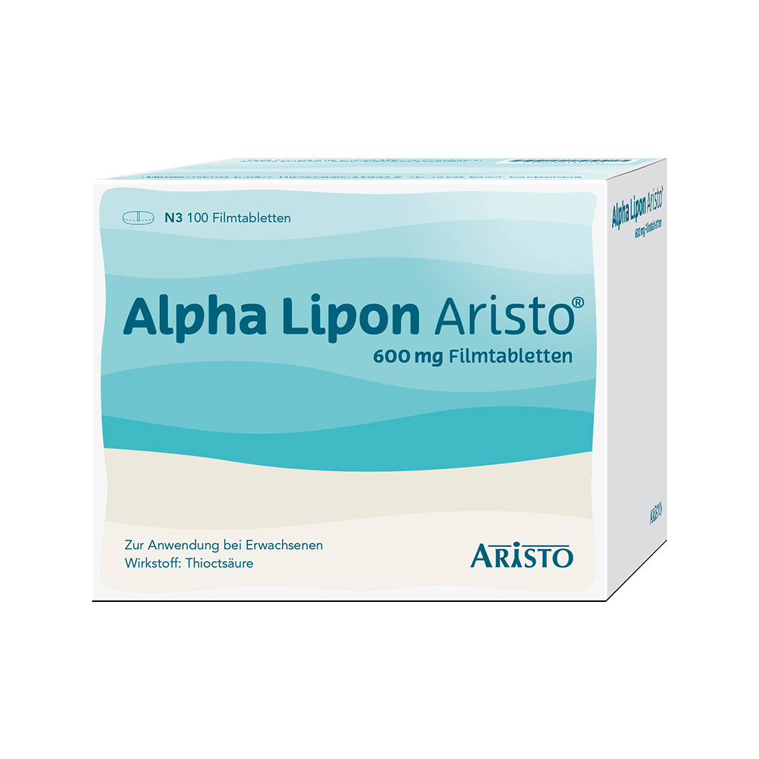 ALPHA LIPON Aristo 600 mg Filmtabletten ALPHA LIPON Aristo 600 mg Filmtabletten