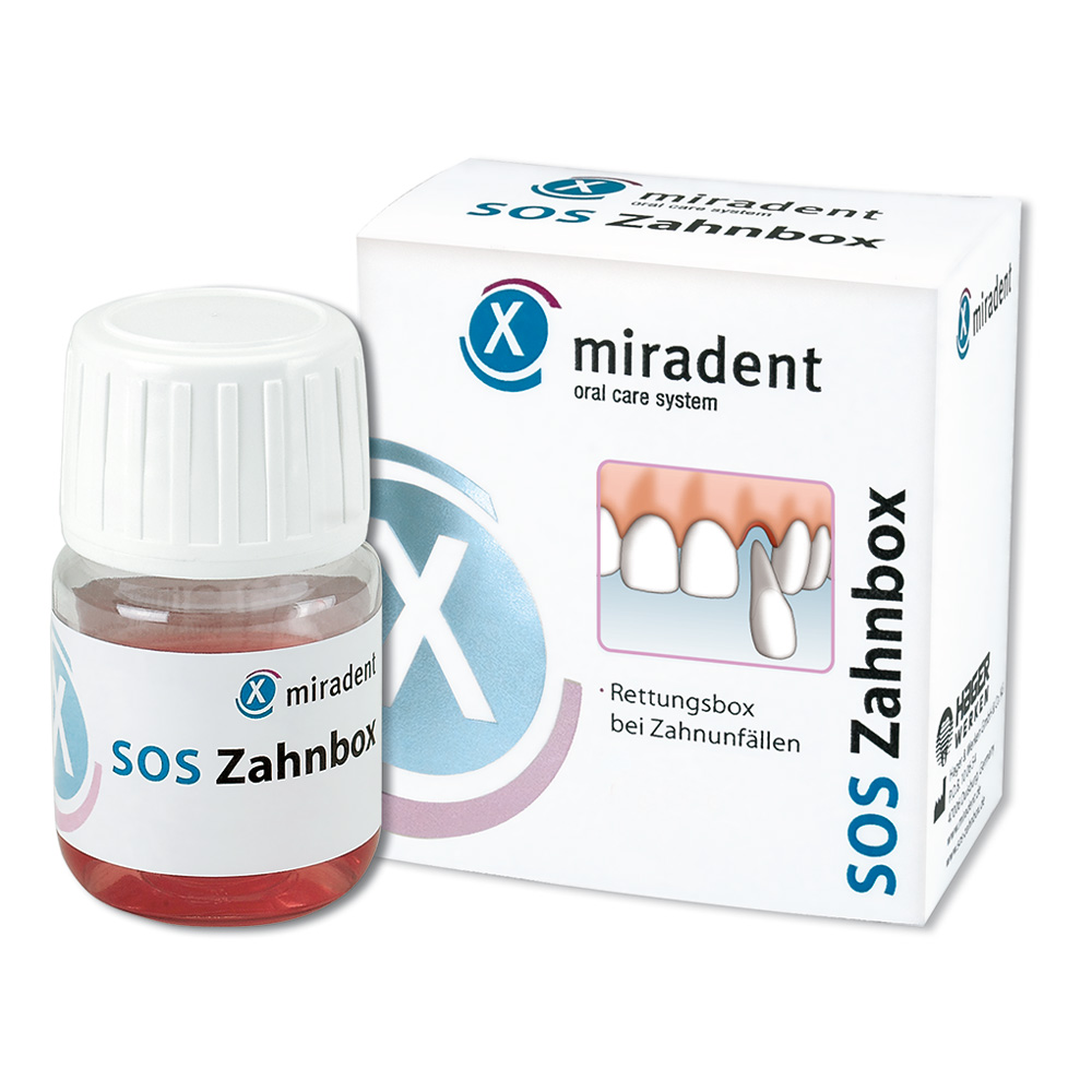 MIRADENT Zahnrettungsbox SOS Zahnbox MIRADENT Zahnrettungsbox SOS Zahnbox