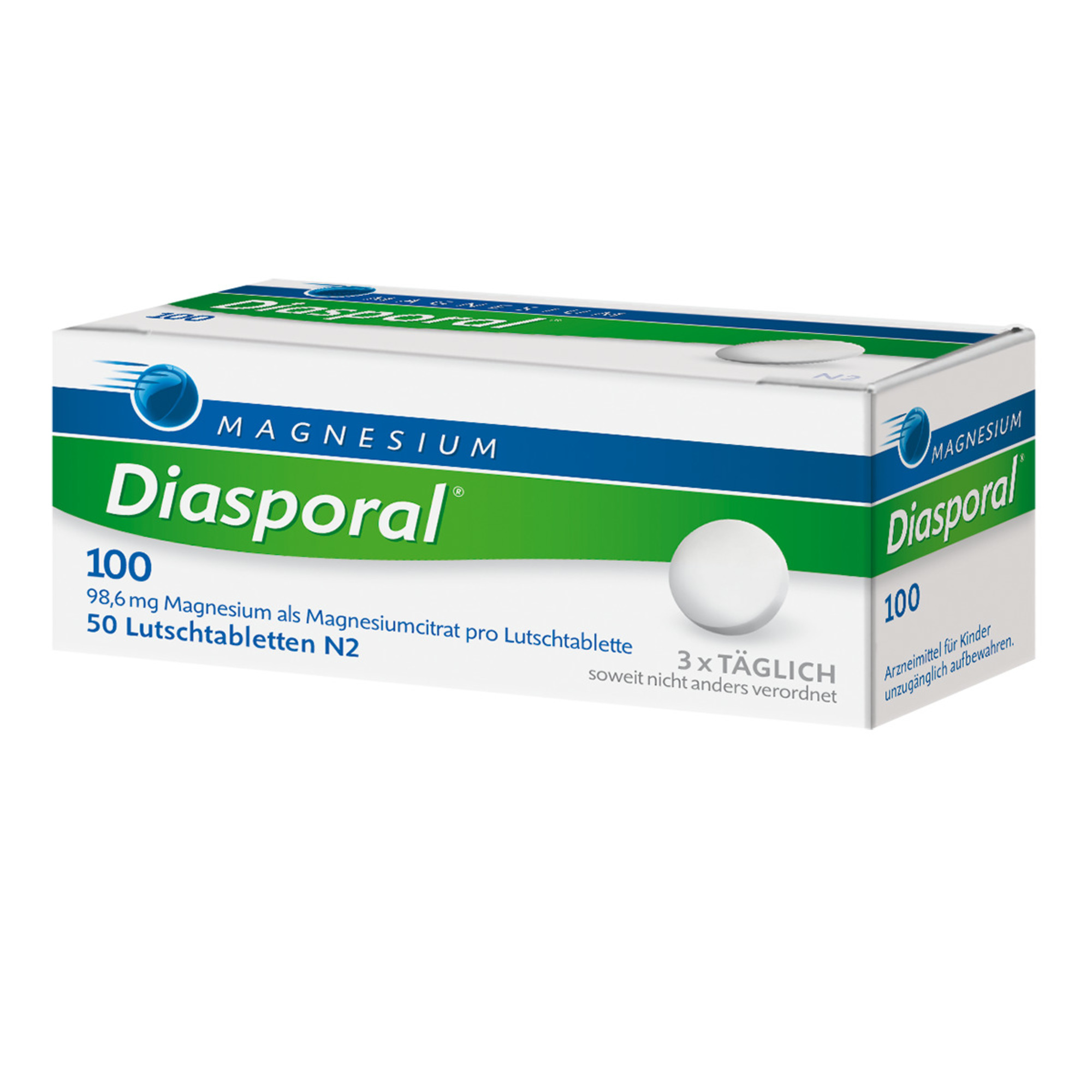 MAGNESIUM DIASPORAL 100 Lutschtabletten MAGNESIUM DIASPORAL 100 Lutschtabletten