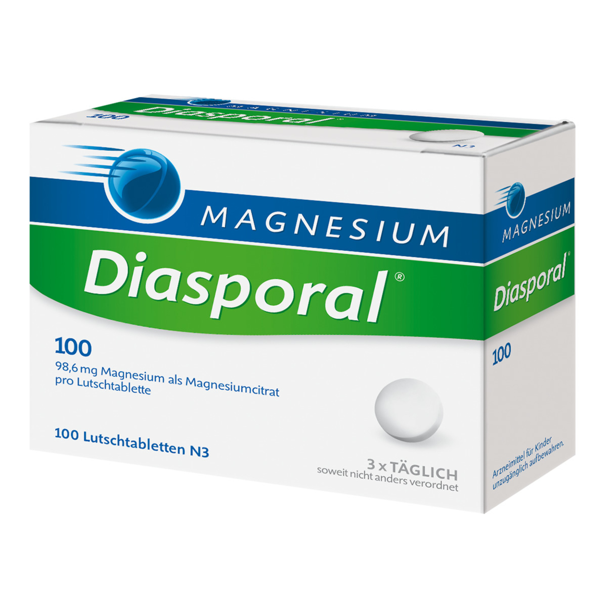 MAGNESIUM DIASPORAL 100 Lutschtabletten MAGNESIUM DIASPORAL 100 Lutschtabletten