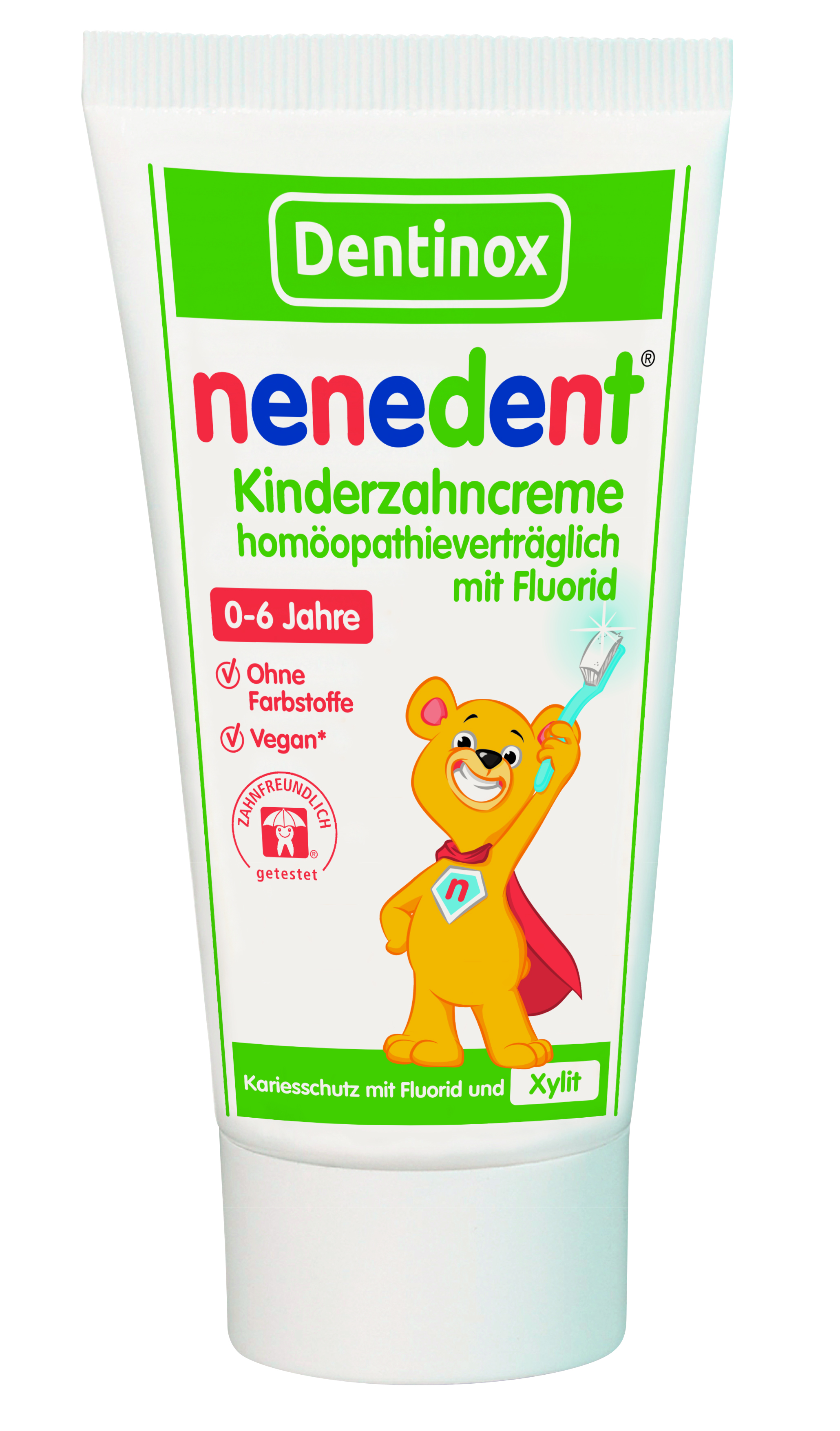 NENEDENT Kinderzahncreme homöop.Vertr.m.Fluor. NENEDENT Kinderzahncreme homöop.Vertr.m.Fluor.