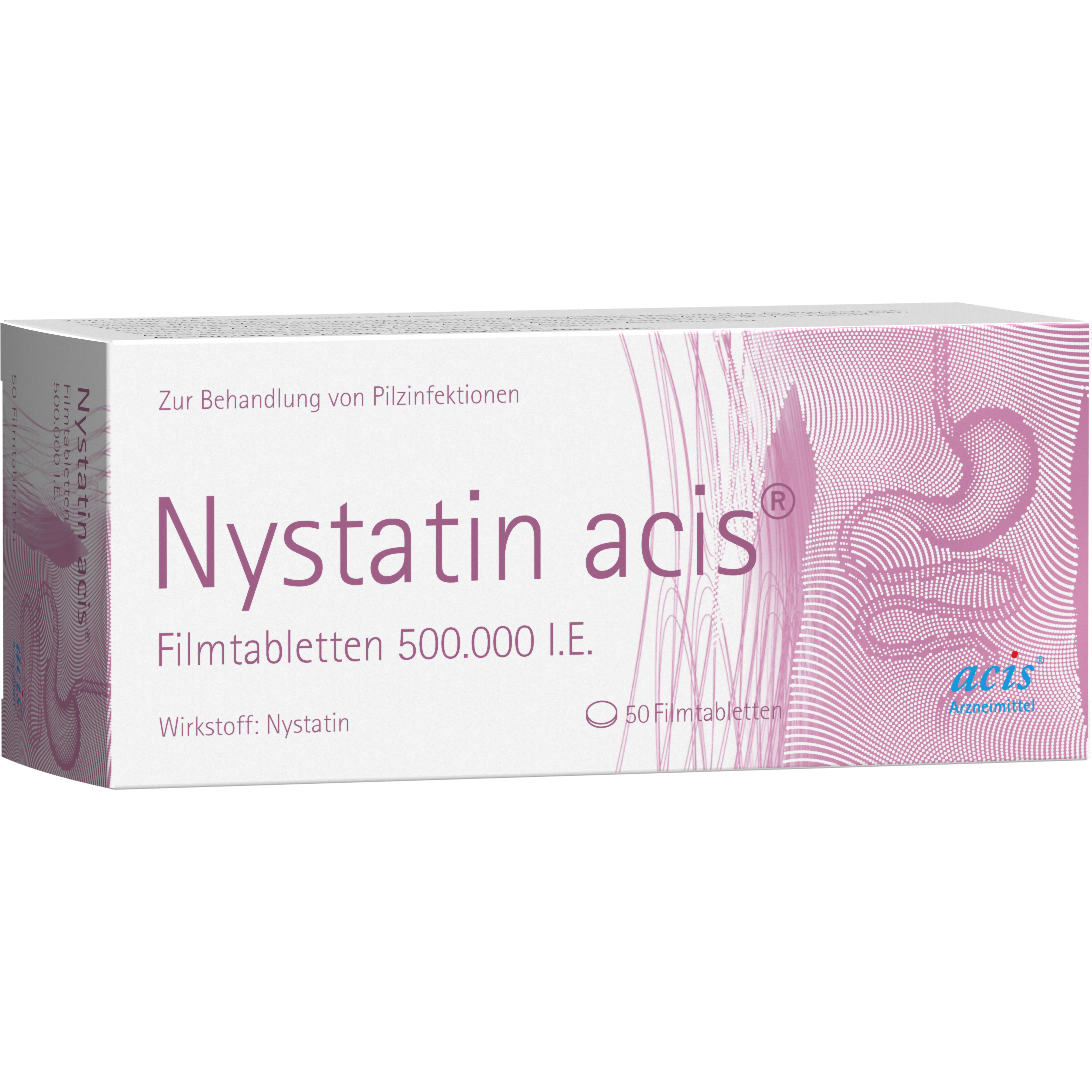 NYSTATIN acis Filmtabletten NYSTATIN acis Filmtabletten