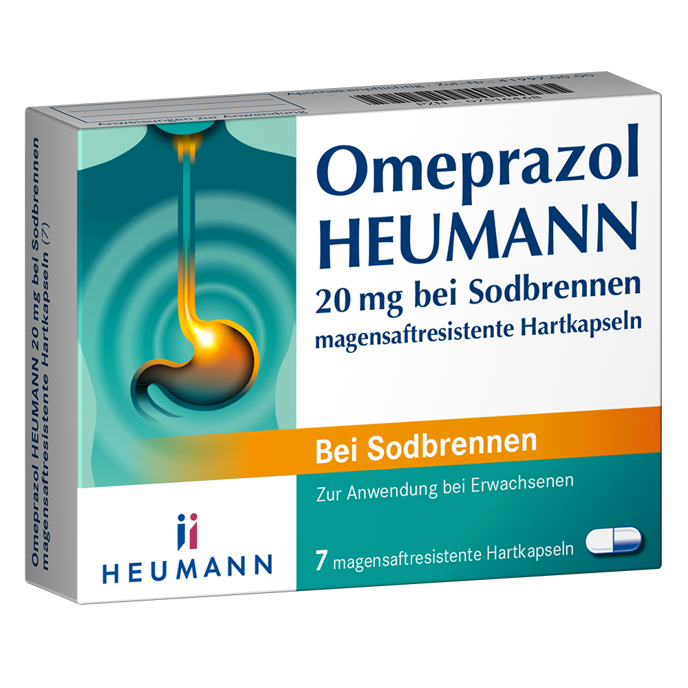 OMEPRAZOL Heumann 20 mg b.Sodbr.magensaftr.Hartk. OMEPRAZOL Heumann 20 mg b.Sodbr.magensaftr.Hartk.