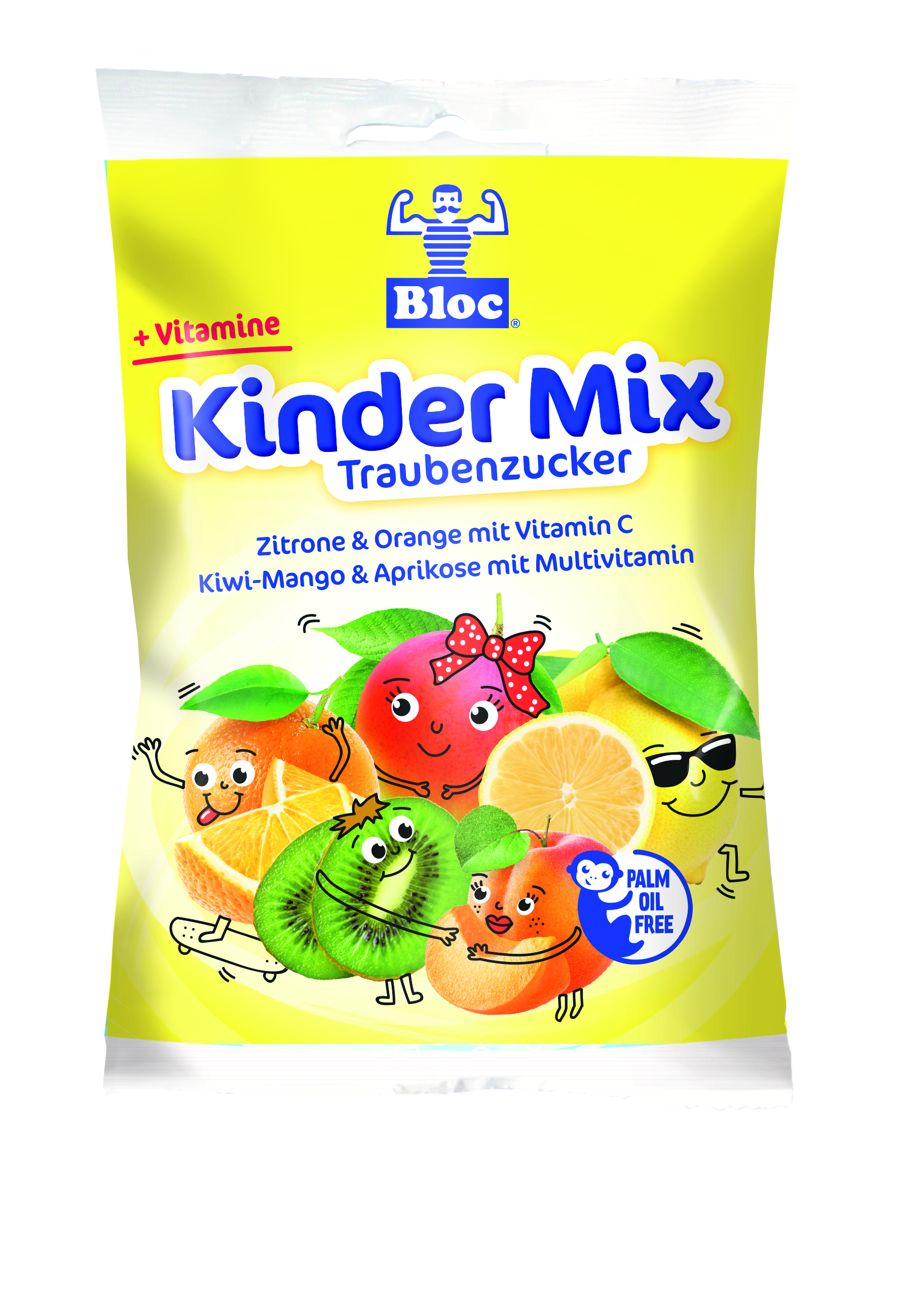 BLOC Kinder Traubenzucker versch.Geschmacksr.Btl. BLOC Kinder Traubenzucker versch.Geschmacksr.Btl.