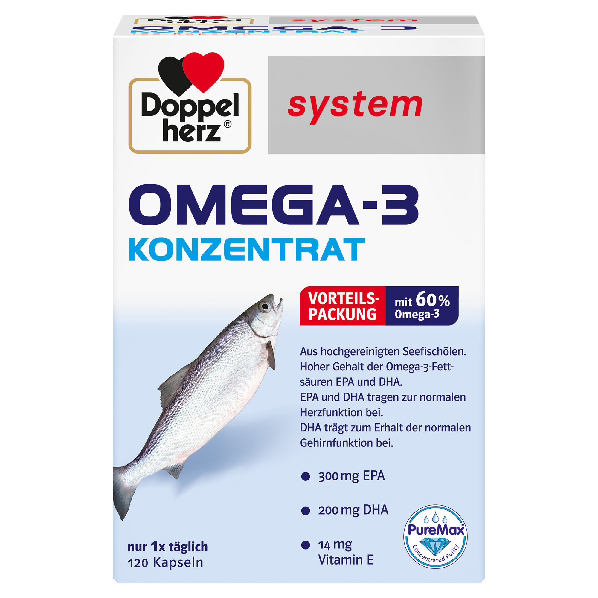 DOPPELHERZ Omega-3 Konzentrat system Kapseln DOPPELHERZ Omega-3 Konzentrat system Kapseln