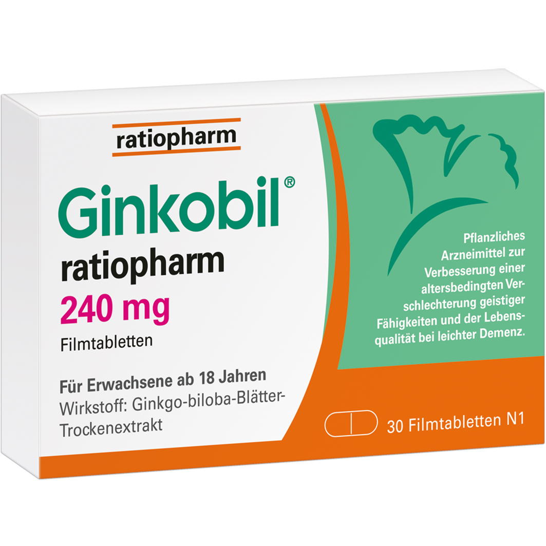 GINKOBIL-ratiopharm 240 mg Filmtabletten GINKOBIL-ratiopharm 240 mg Filmtabletten