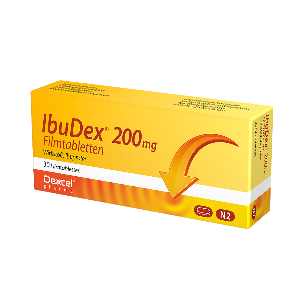IBUDEX 200 mg Ibuprofen Filmtabletten IBUDEX 200 mg Ibuprofen Filmtabletten