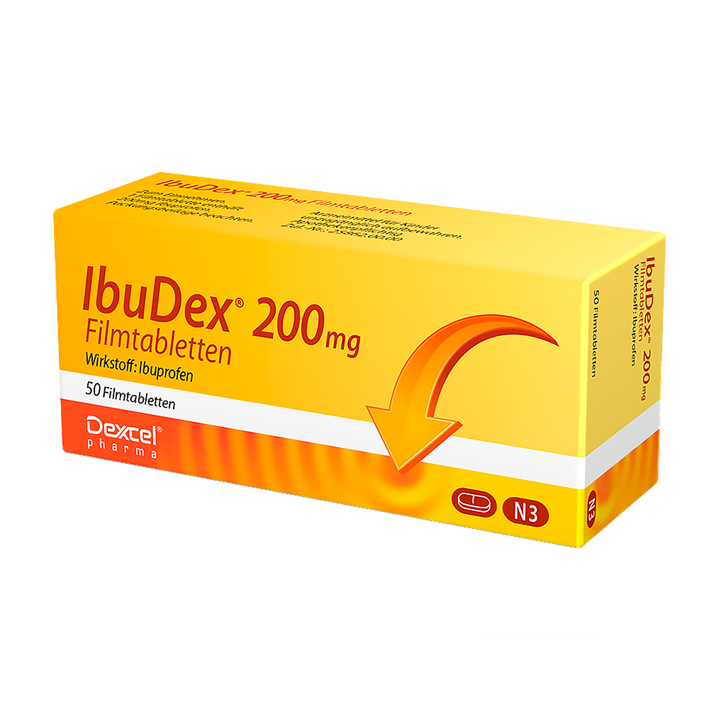 IBUDEX 200 mg Ibuprofen Filmtabletten IBUDEX 200 mg Ibuprofen Filmtabletten