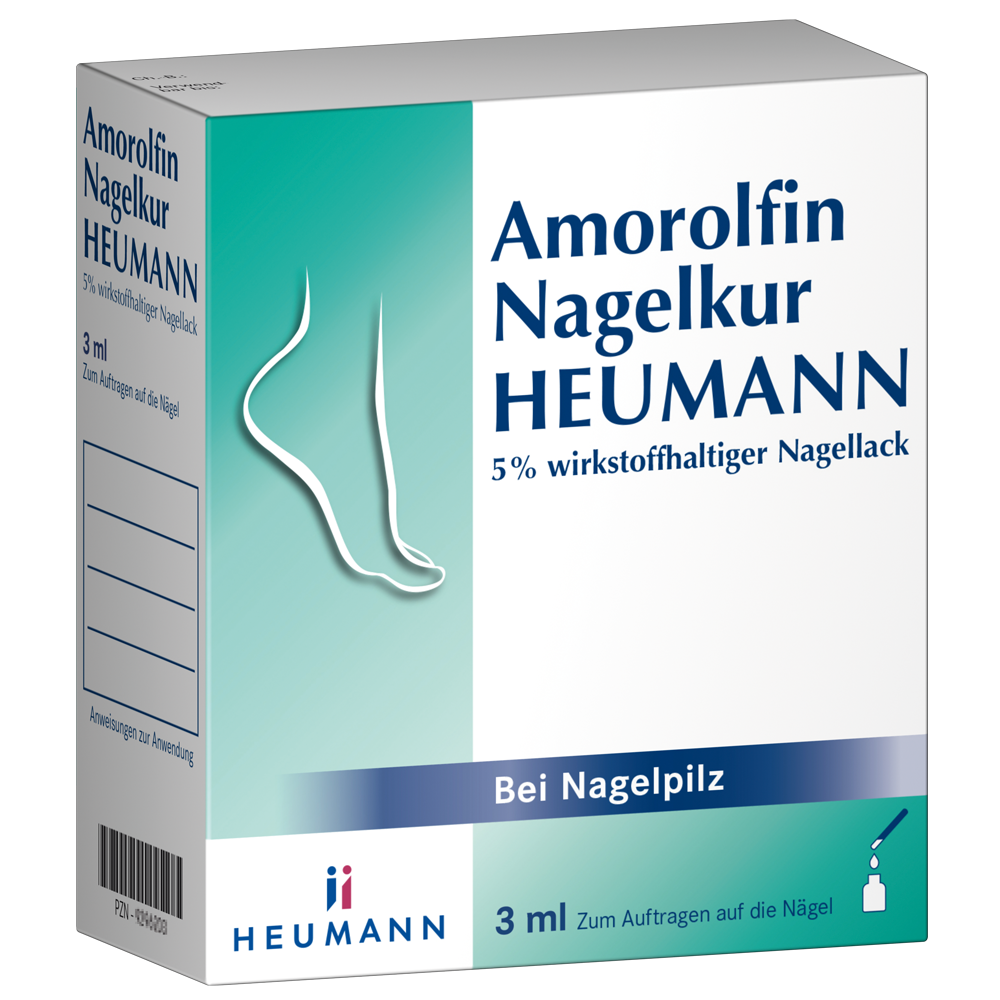 AMOROLFIN Nagelkur Heumann 5% wst.halt.Nagellack AMOROLFIN Nagelkur Heumann 5% wst.halt.Nagellack