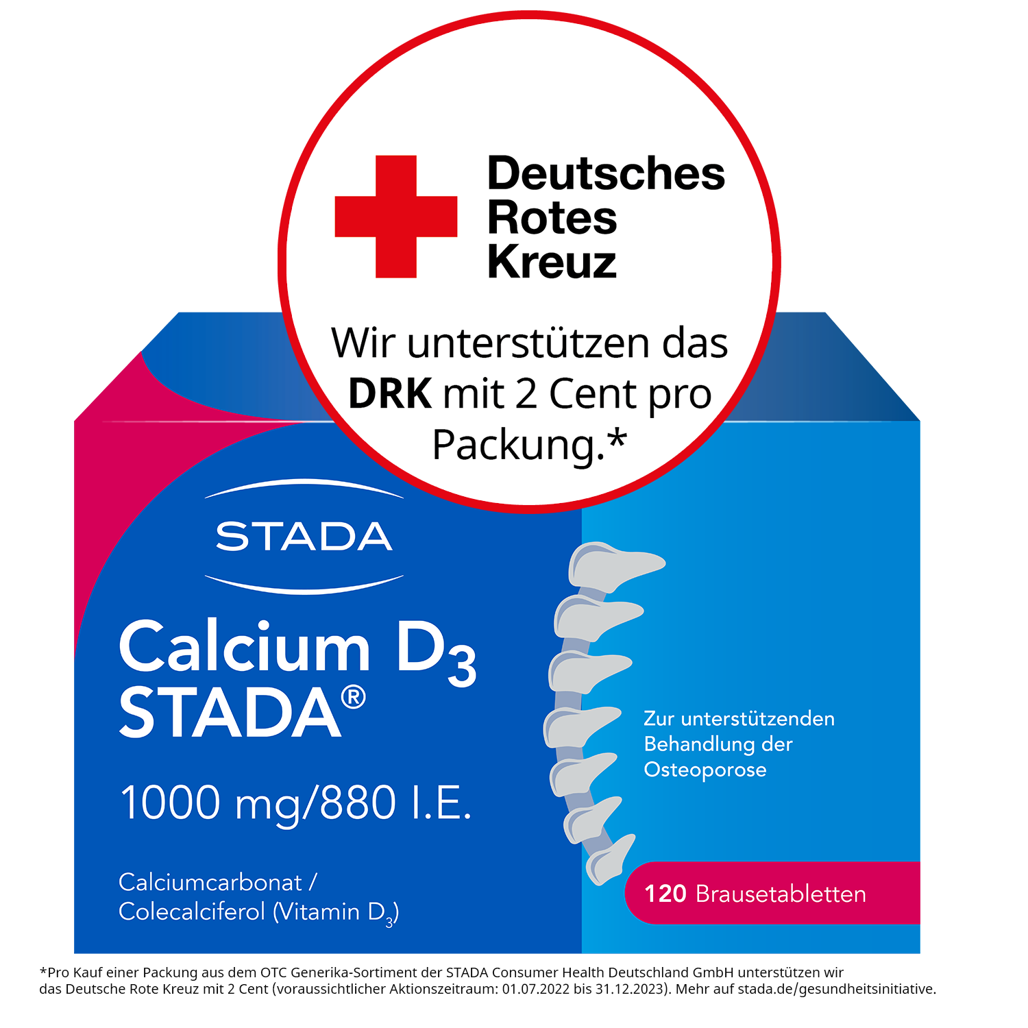 CALCIUM D3 STADA 1000 mg/880 I.E. Brausetabletten CALCIUM D3 STADA 1000 mg/880 I.E. Brausetabletten