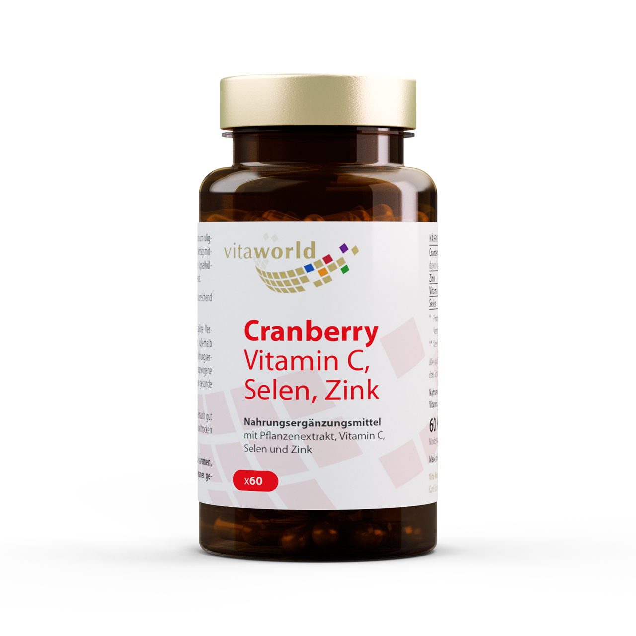 CRANBERRY VITAMIN C+Selen+Zink Kapseln CRANBERRY VITAMIN C+Selen+Zink Kapseln